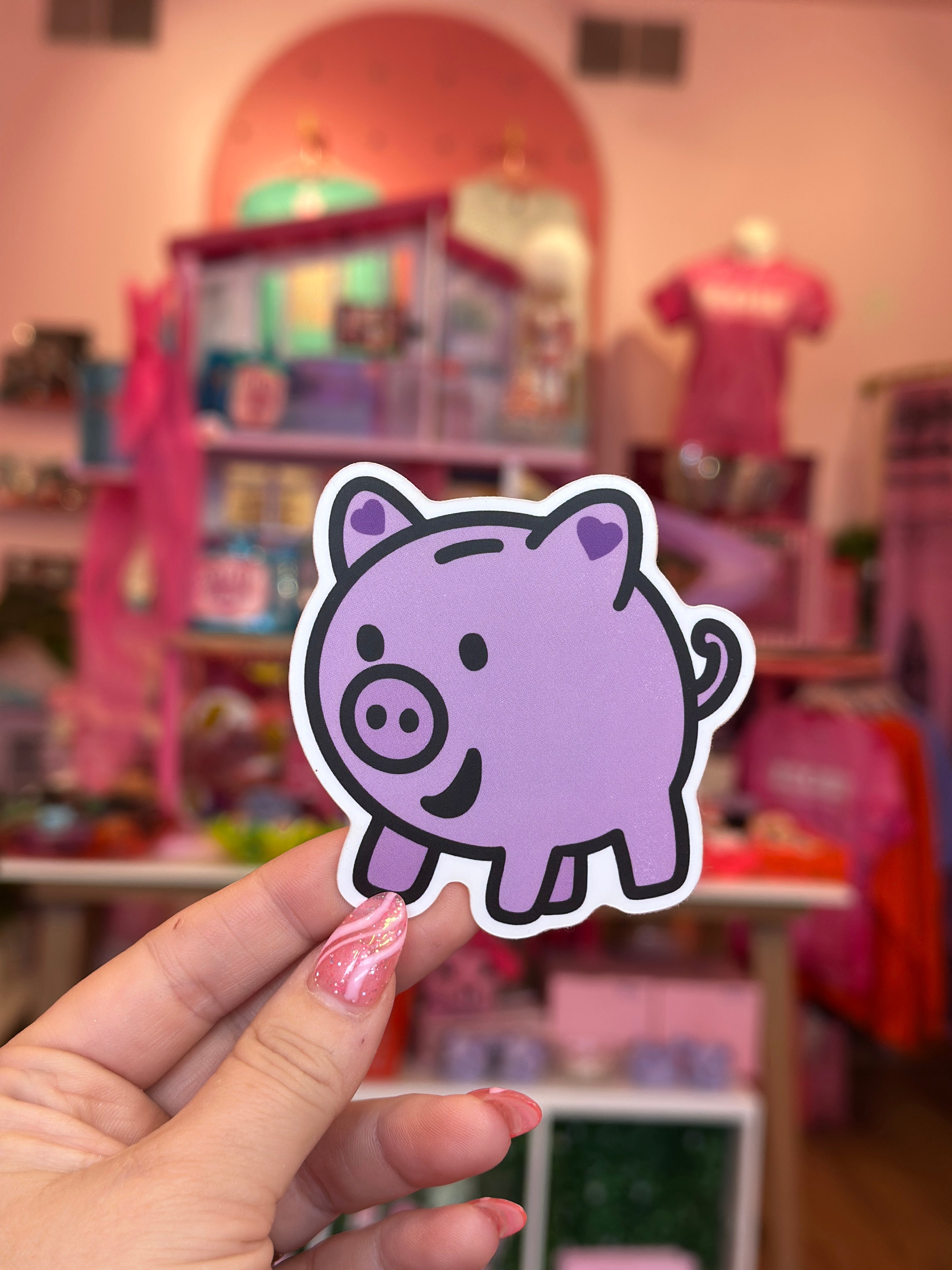 Sticker - Minnie The Piggy Bank