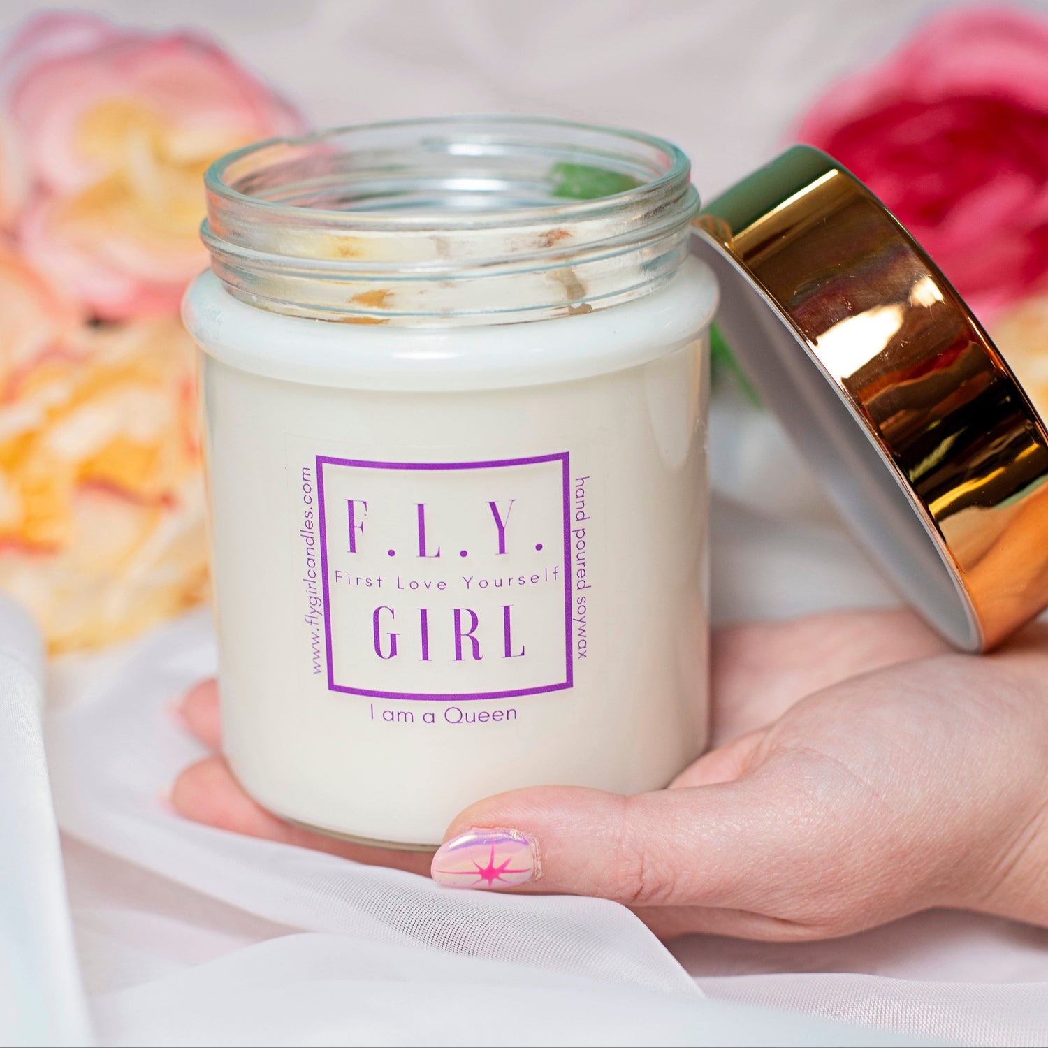 Candle - I Am a Queen - Cashmere Plum