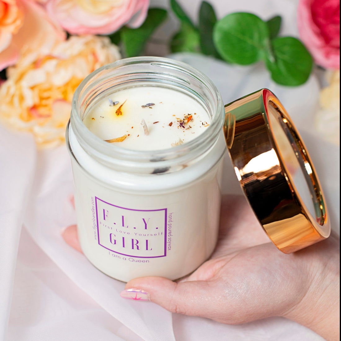 Candle - I Am a Queen - Cashmere Plum