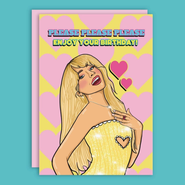 Card - Sabrina Carpenter Please Birthday
