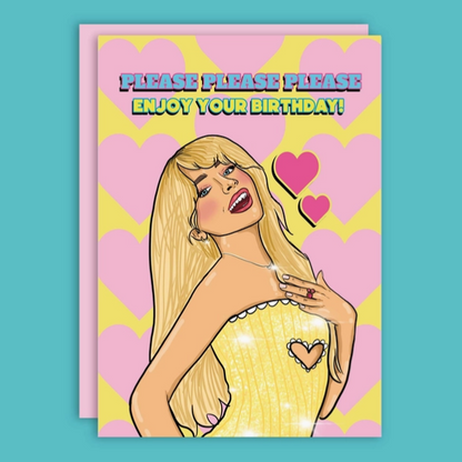 Card - Sabrina Carpenter Please Birthday