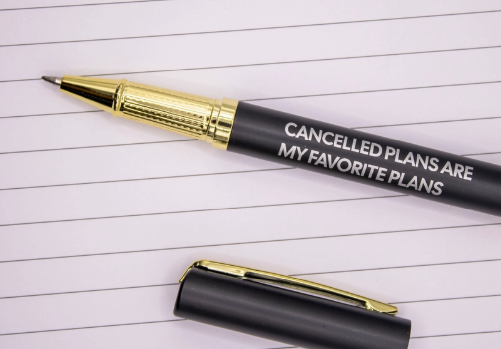 Notebook + Pen Set - Lover of Cancelled Plans