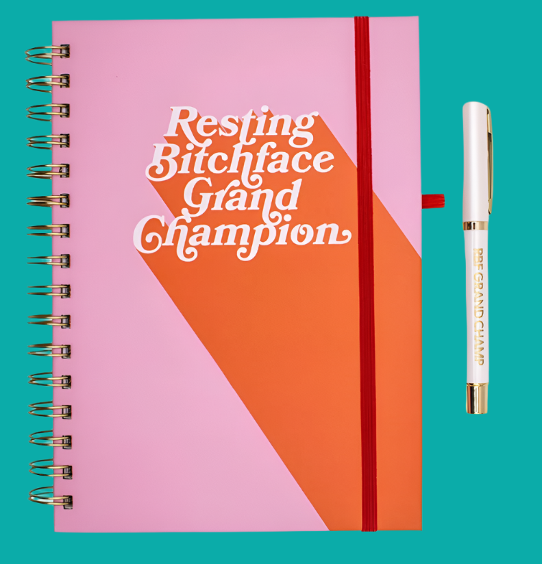 Notebook + Pen Set - Resting Bitch Face Champion