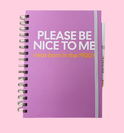 Notebook + Pen Set - Please Be Nice 1900&