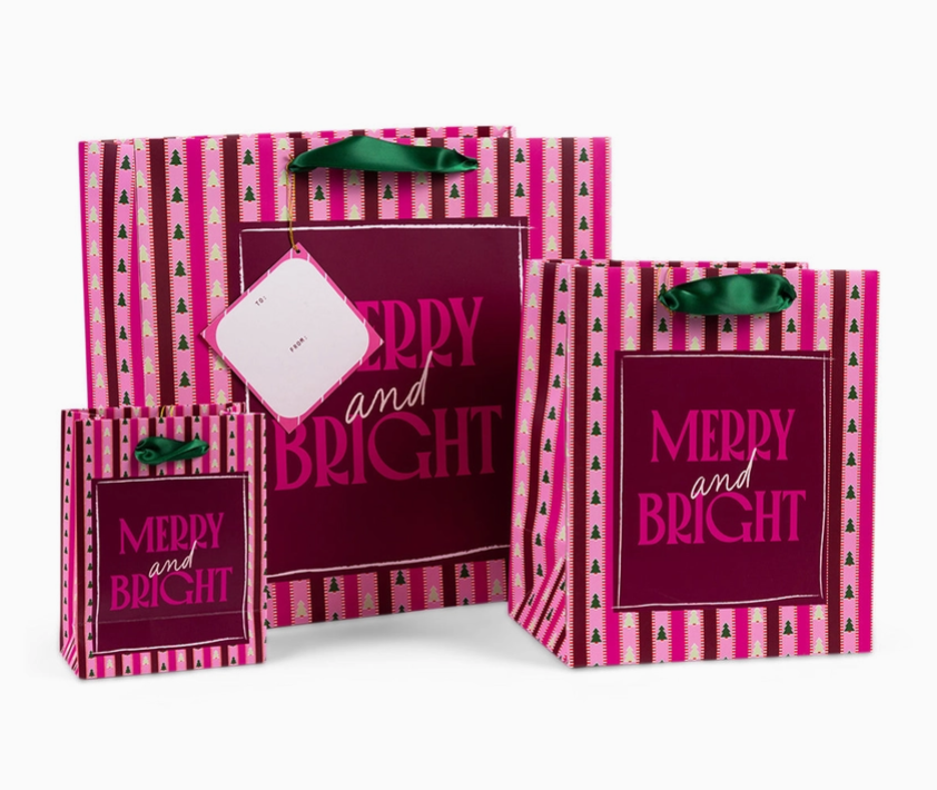 Gift Bag - Merry &amp; Bright (Large)