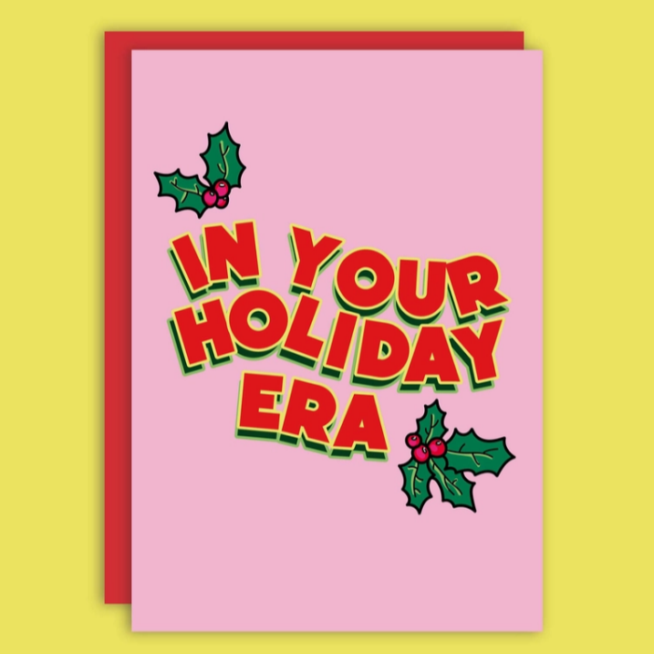 Card - Taylor Swift In Your Holiday Era