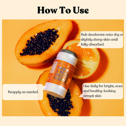 Brightening Deodorant - Papaya &amp; Neroli