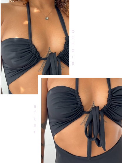 Pasties with Silicone Travel Case - Medium Nude