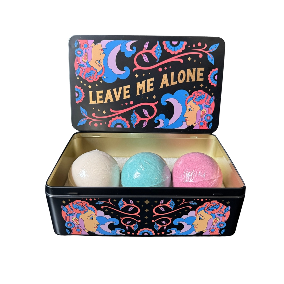 Bath Bomb Tin - Leave me Alone