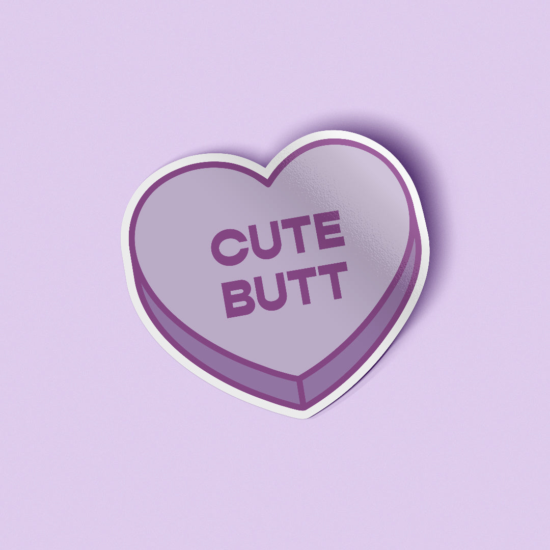 Sticker - Cute Butt Heart