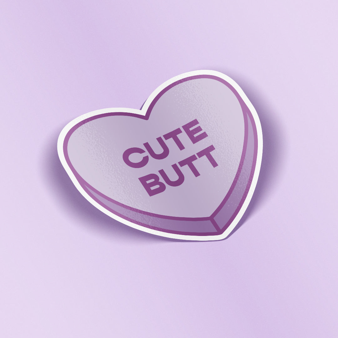 Sticker - Cute Butt Heart