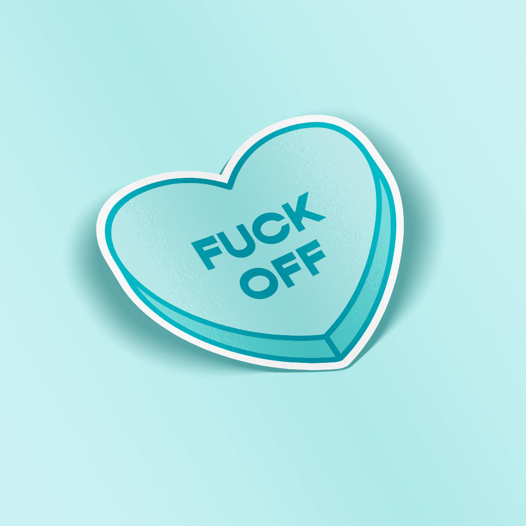 Sticker - Fuck Off Heart