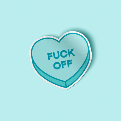 Sticker - Fuck Off Heart