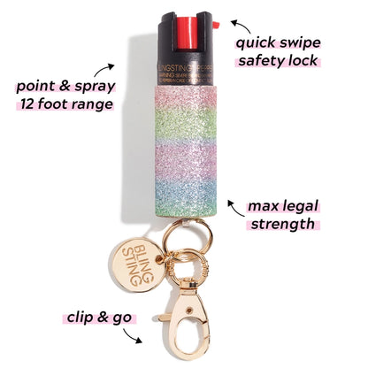 Pepper Spray - Rainbow Glitter