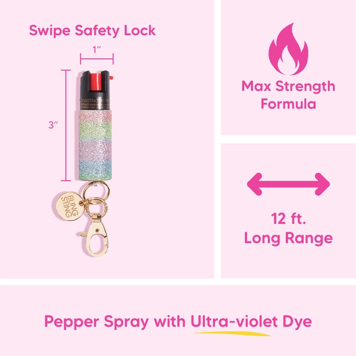 Pepper Spray - Rainbow Glitter