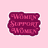 Sticker with &