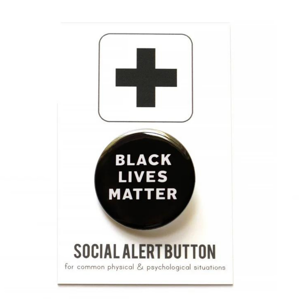 Black Lives Matter Button by word for Word