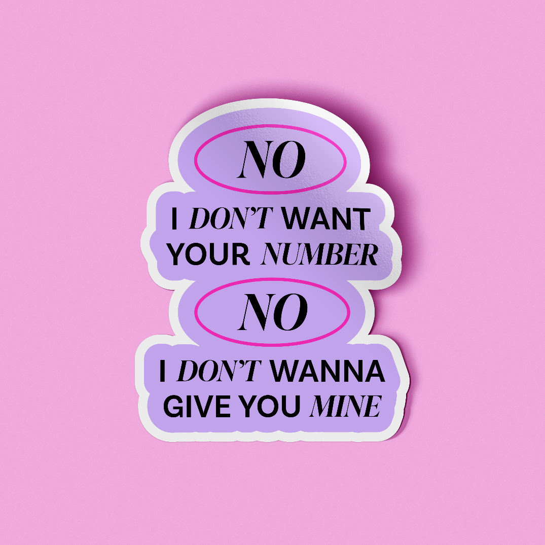 Sticker - No Scrubs