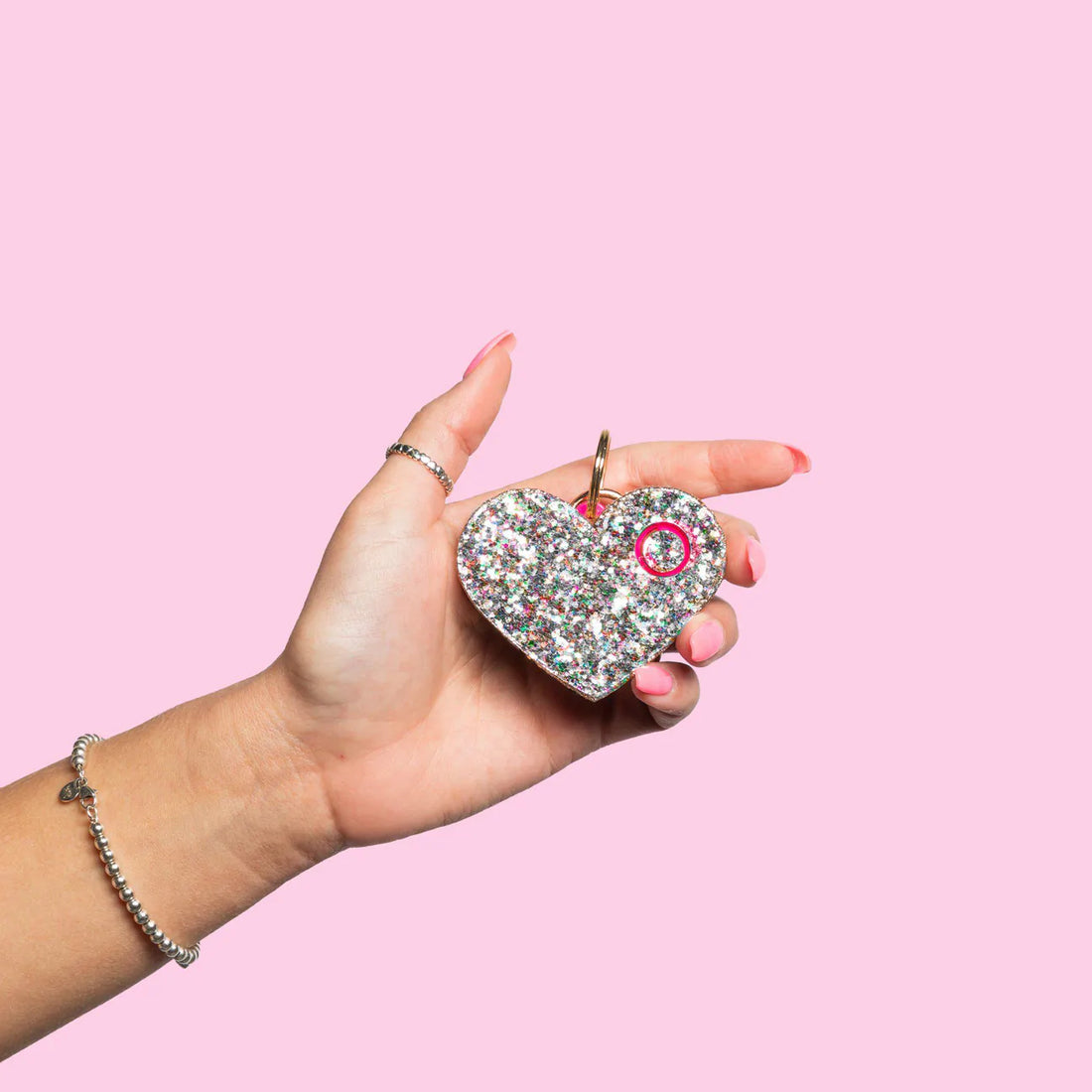 Safety Alarm - Confetti Sparkly Heart