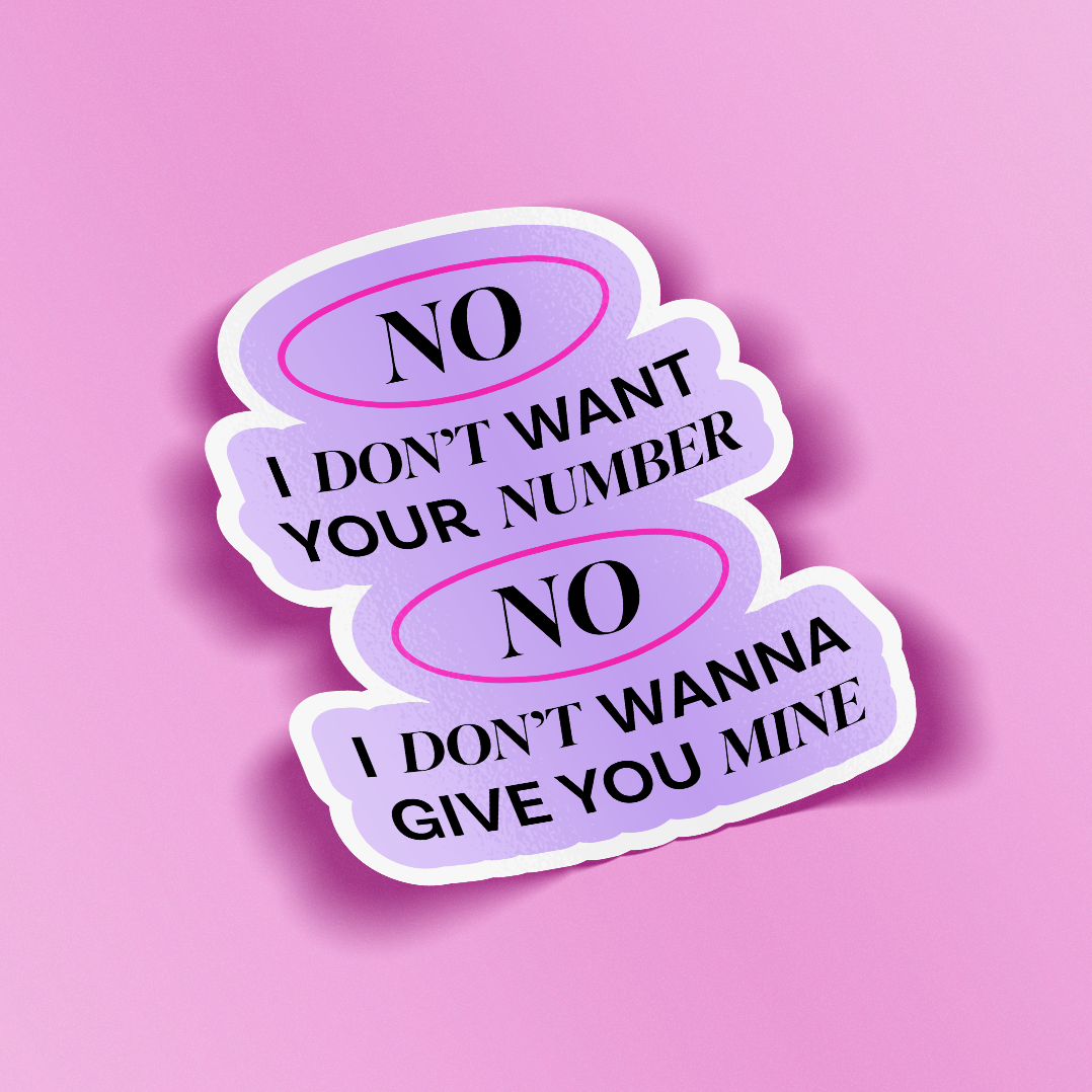 Sticker - No Scrubs