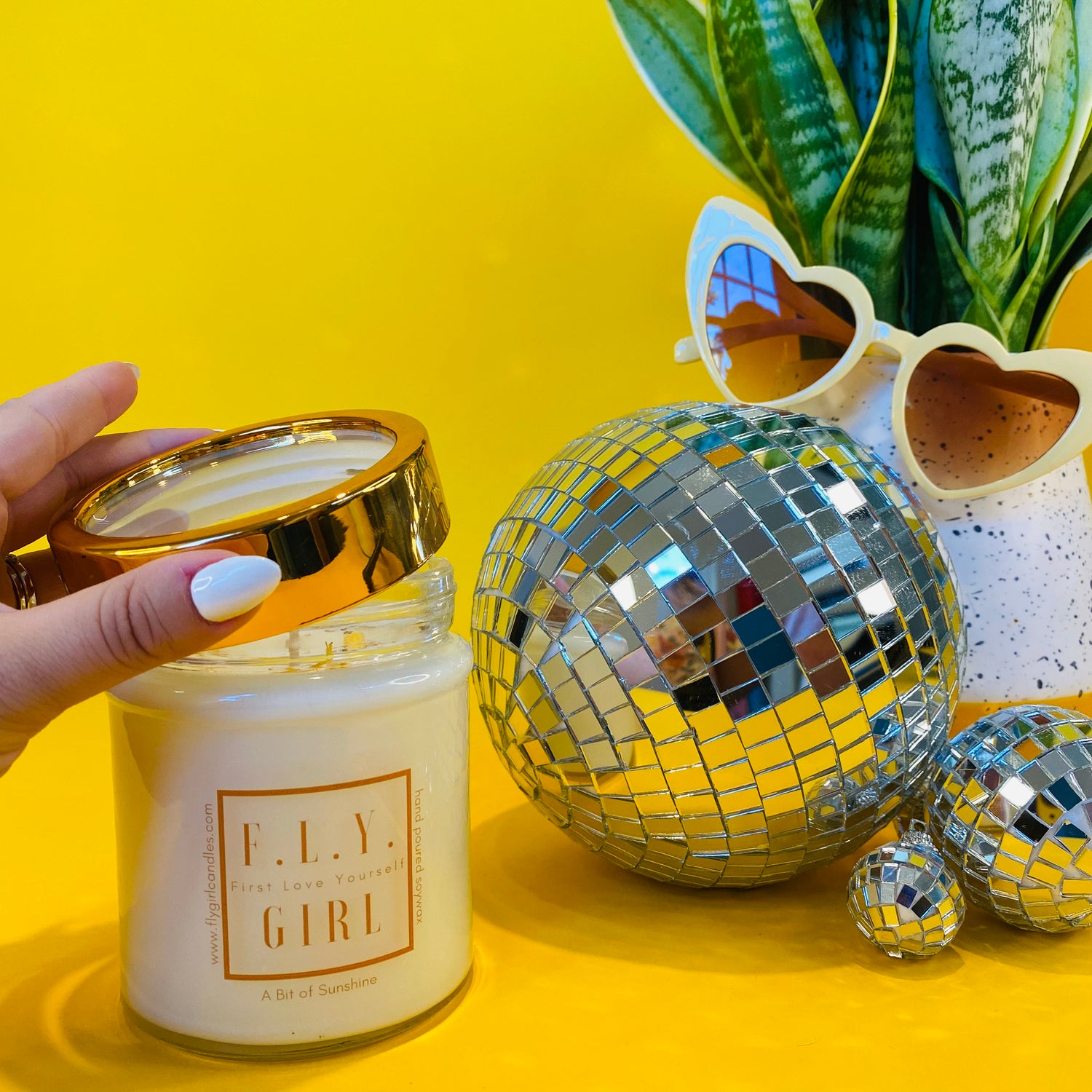 Candle - A Bit of Sunshine - Oakmoss &amp; Amber