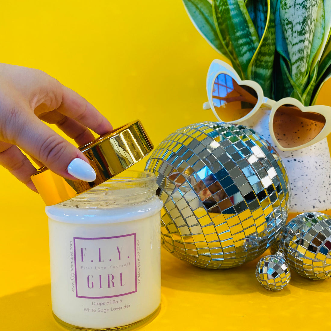 Candle - Drops of Rain - White Sage Lavender
